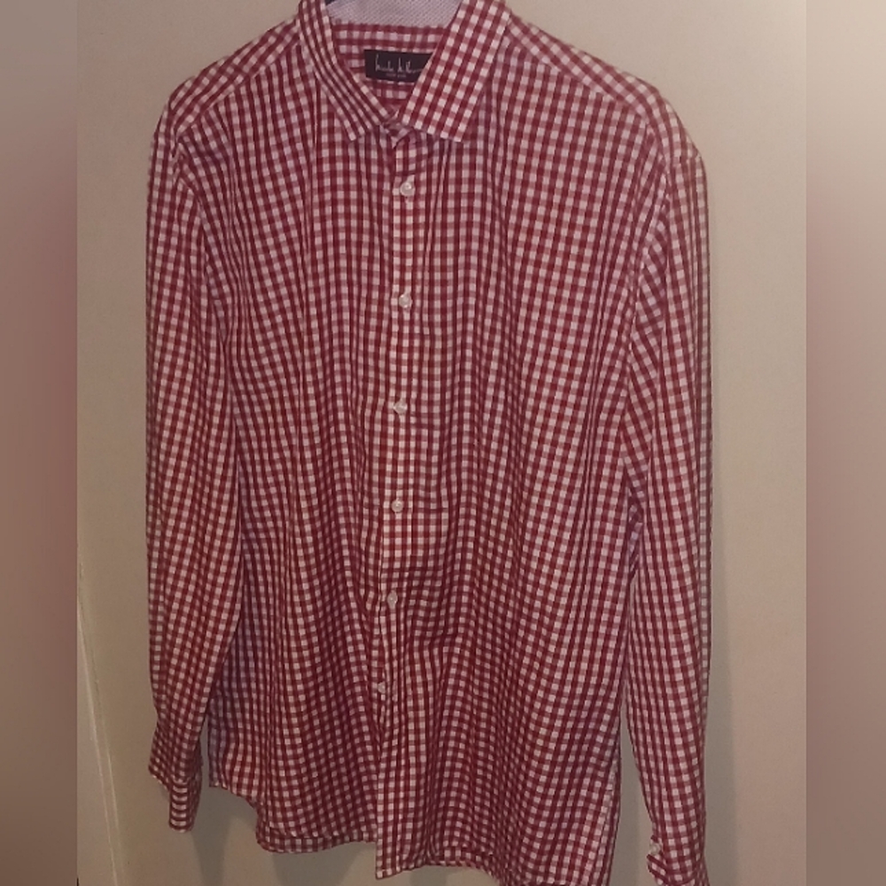 Men's Long Sleeve Button Up Dress Shirt